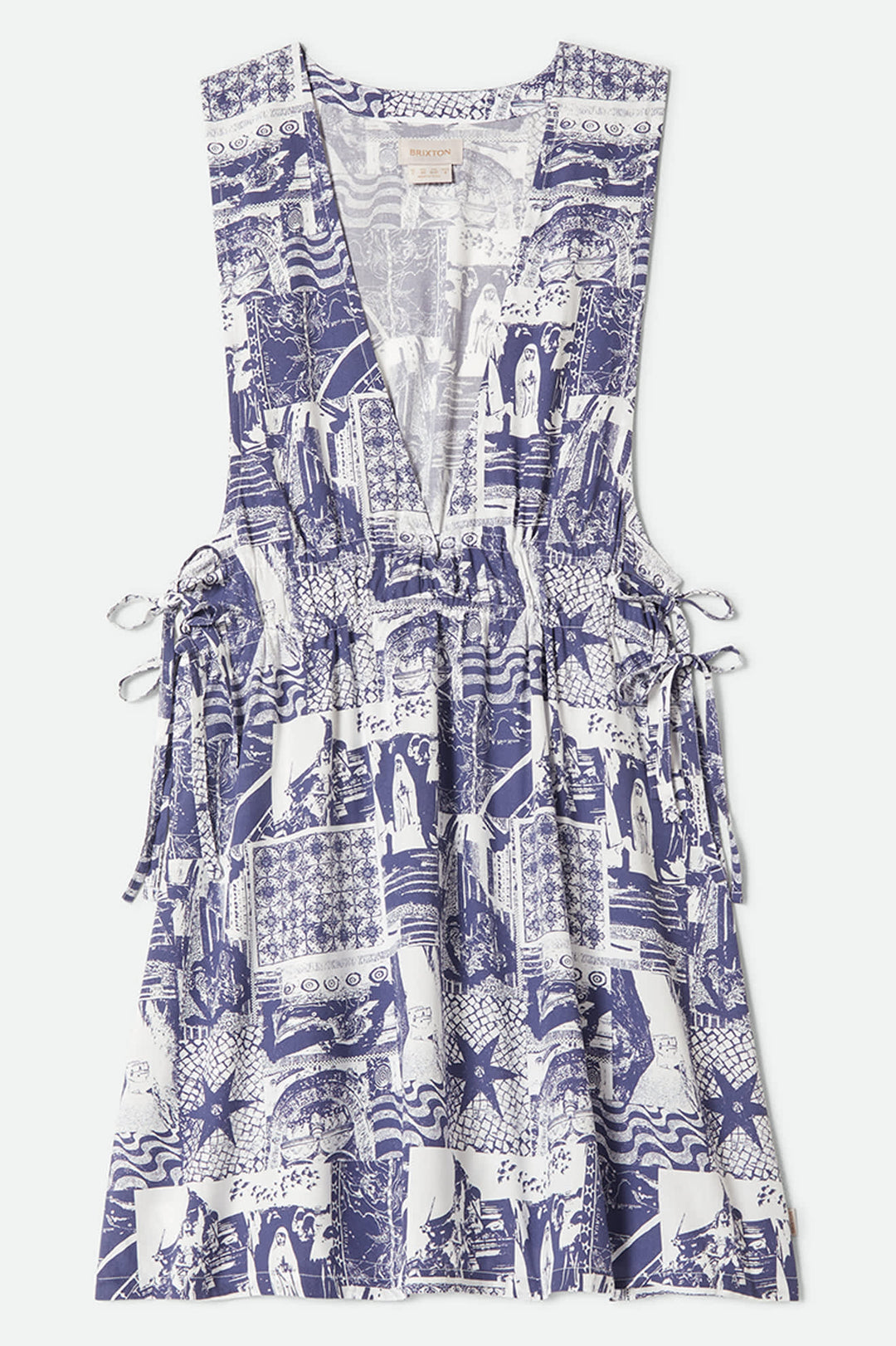 Brixton Women's The Bells Dress - Navy/White Collage - Sun Diego Boardshop