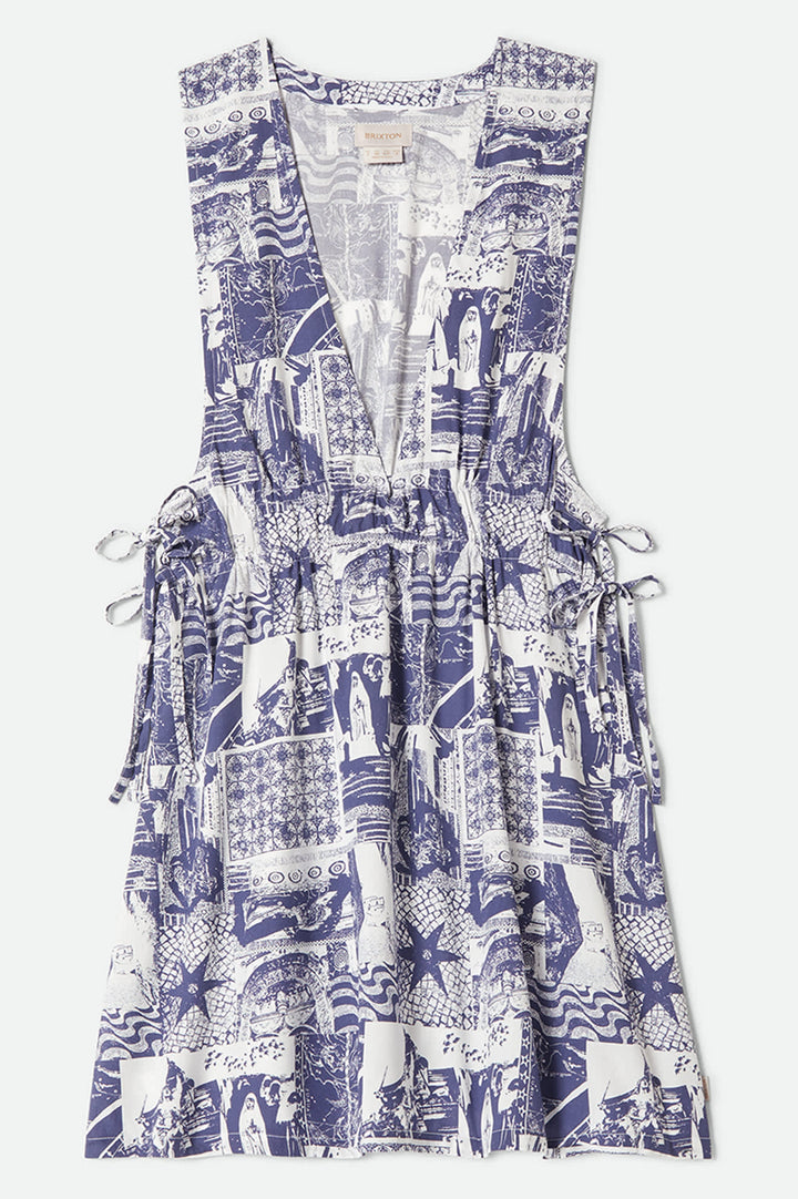 Brixton Women's The Bells Dress - Navy/White Collage - Sun Diego Boardshop