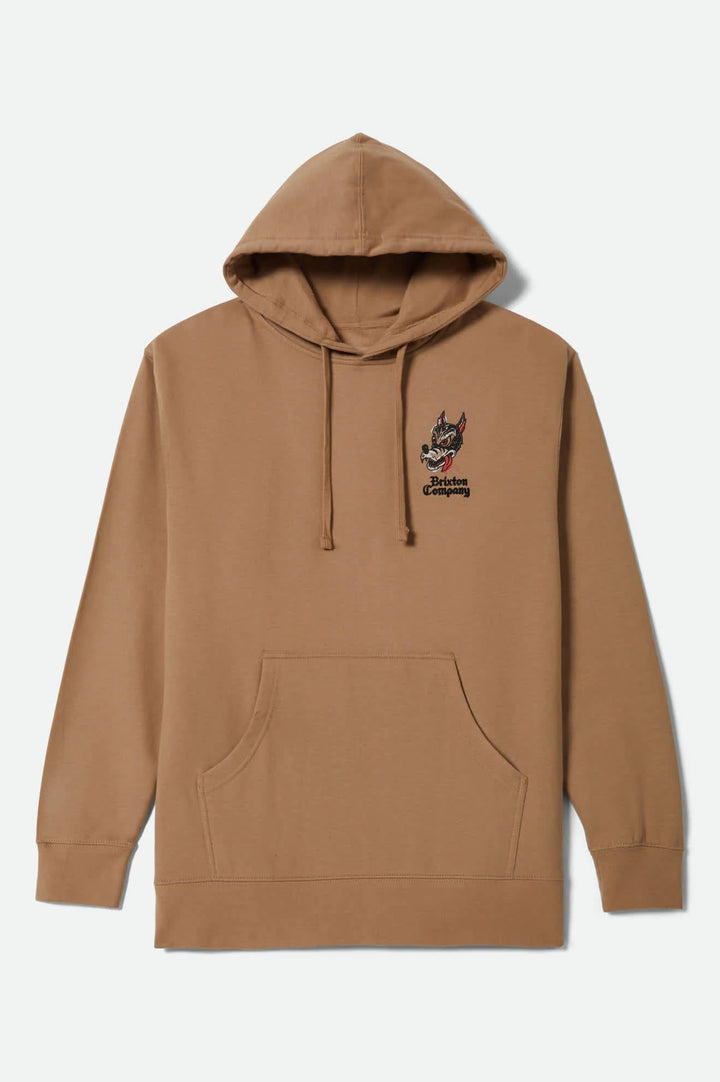 Brixton Men's Dawg Hoodie - Sandstone - Sun Diego Boardshop