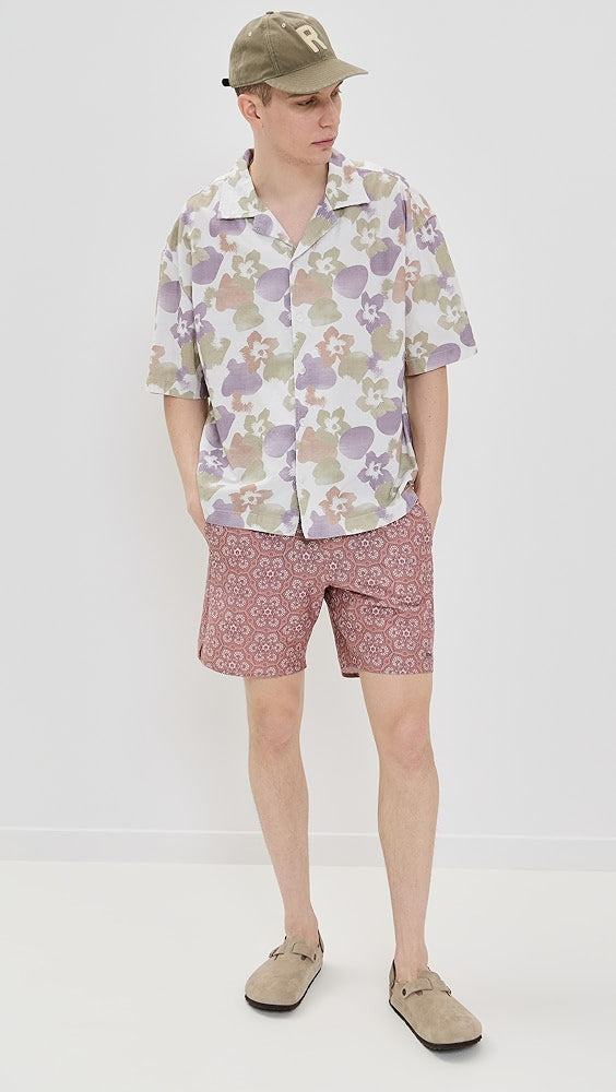 Rhythm Verita Beach Shorts - Rust - Sun Diego Boardshop
