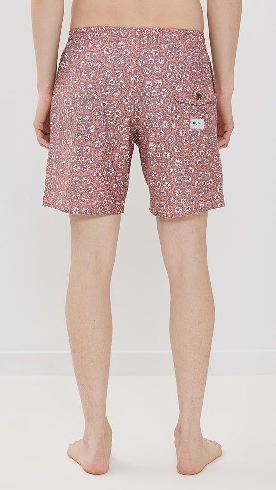Rhythm Verita Beach Shorts - Rust - Sun Diego Boardshop