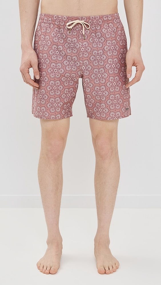 Rhythm Verita Beach Shorts - Rust - Sun Diego Boardshop