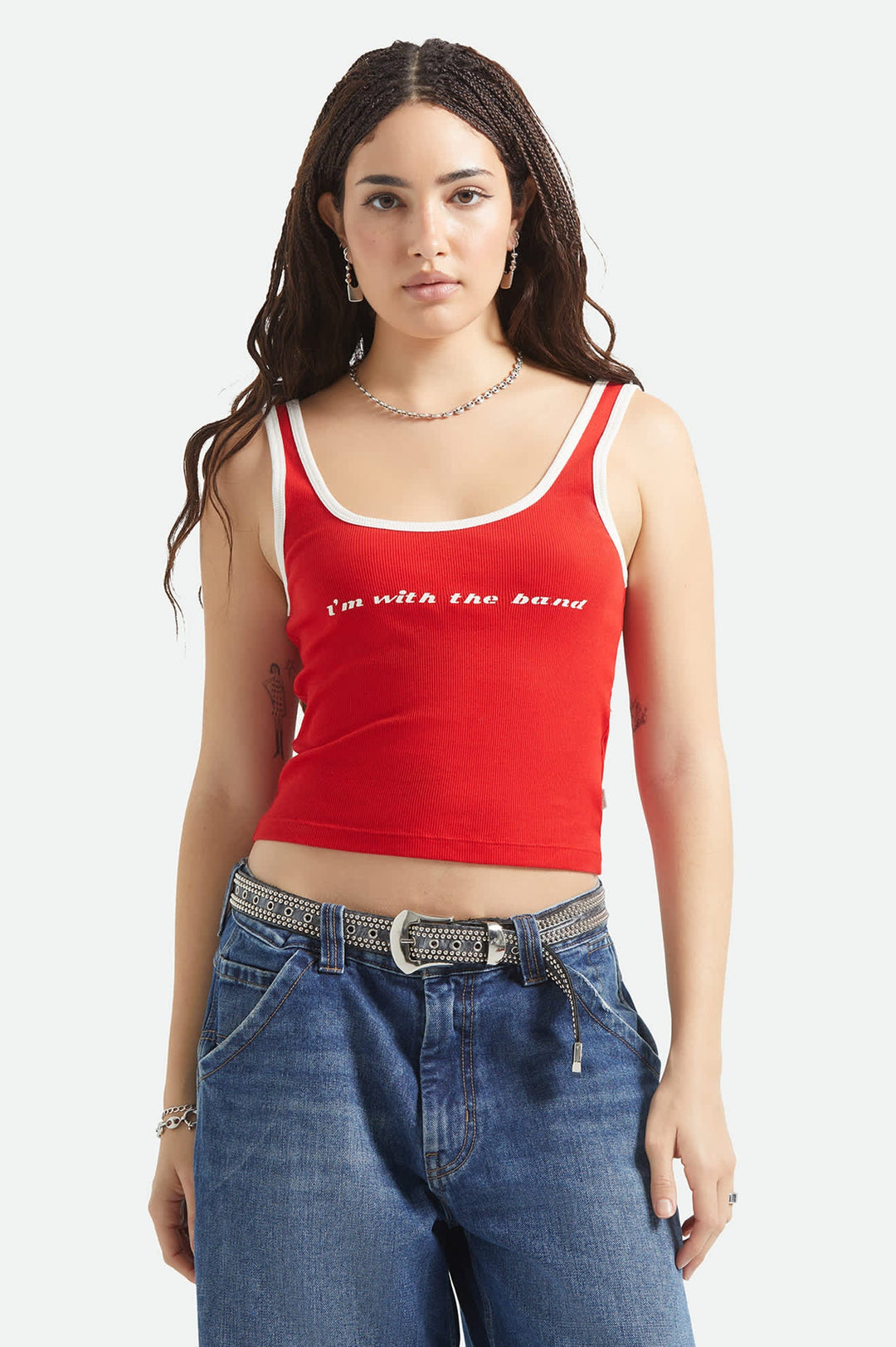 Brixton I'M With The Band Ringer A-Tank - Adrenaline Rush - Sun Diego Boardshop