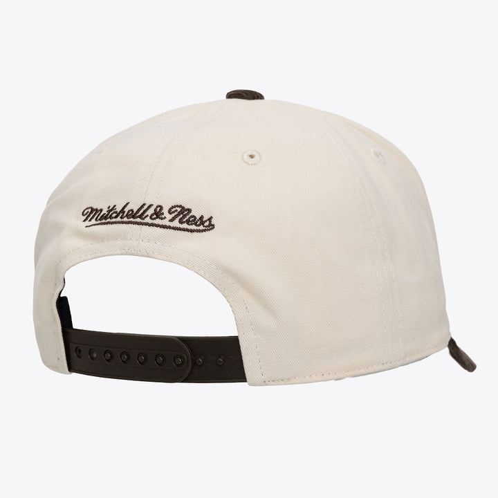 Mitchell & Ness San Diego Padres Cooperstown Fall Forduroy Pro Crown Snapback Hat - Off White - Sun Diego Boardshop