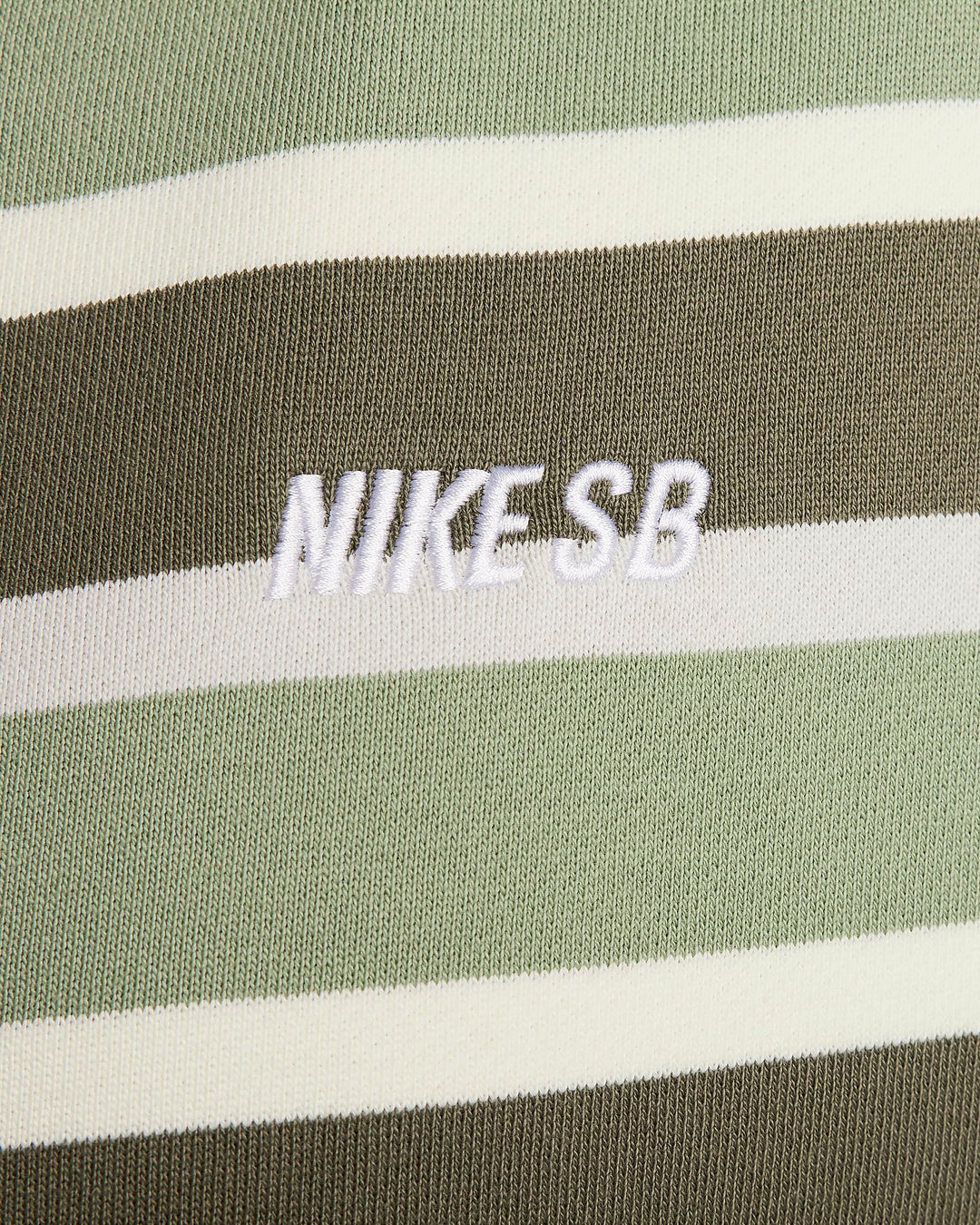 Nike Full-Zip Fleece Skate Hoodie  - Coconut Milk/Oil Green/White - Sun Diego Boardshop