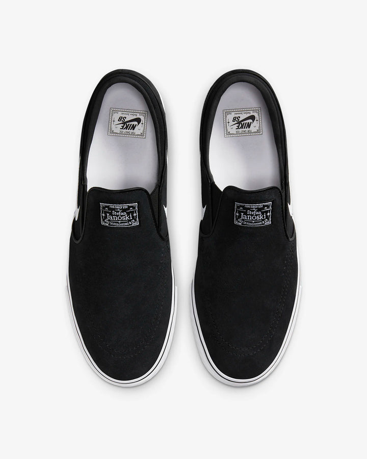 Nike SB Janoski+ Slip - BLACK/WHITE-BLACK-BLACK - Sun Diego Boardshop