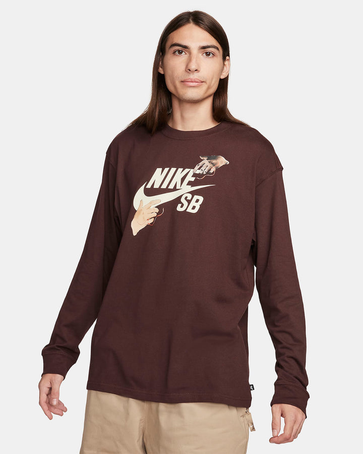 Nike SB Long-Sleeve Skate T-Shirt - EARTH - Sun Diego Boardshop