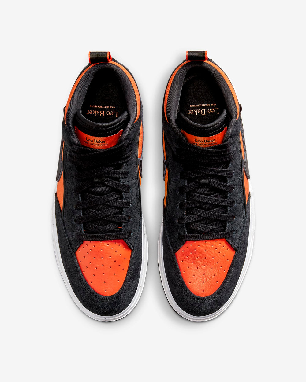 Nike SB React Leo - Black/Orange/Electro Orange/Black - Sun Diego Boardshop