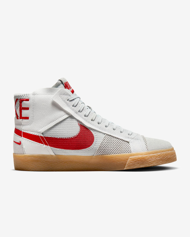 Nike SHOE BLAZER MID PRM - SUMMIT WHITE/UNIVERSITY RED - Sun Diego Boardshop