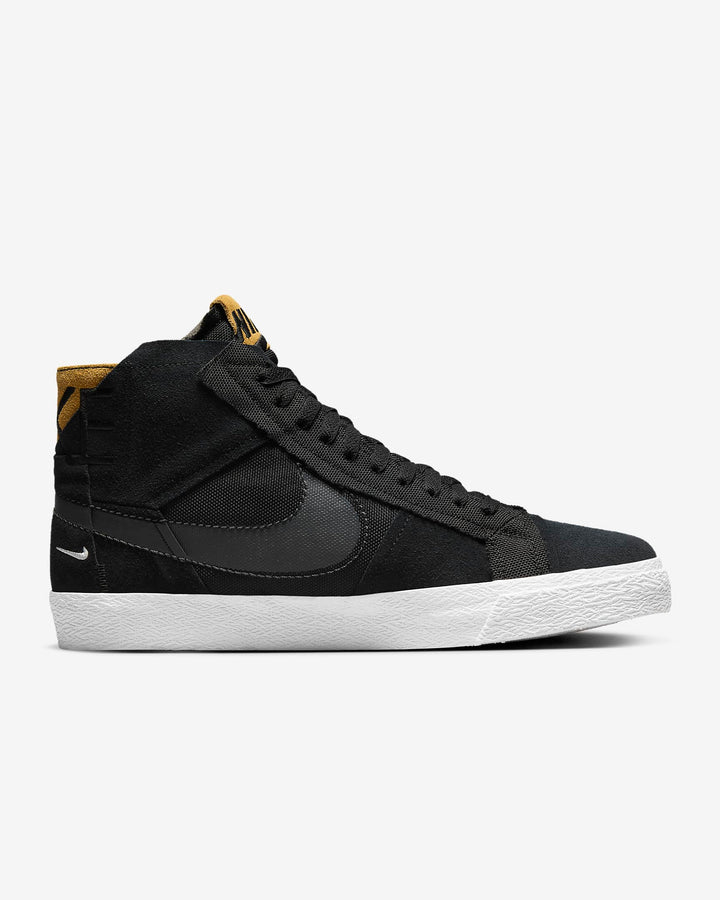 Nike SHOE ZOOM BLAZER MID PRM - ZINE BLACK/ANTHRACITE - Sun Diego Boardshop