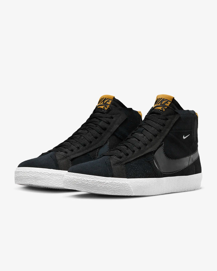 Nike SHOE ZOOM BLAZER MID PRM - ZINE BLACK/ANTHRACITE - Sun Diego Boardshop