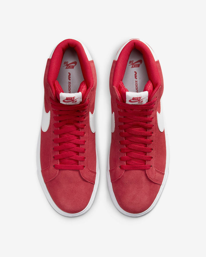 NIKE SB ZOOM BLAZER MID - UNIVERSITY RED/WHITE - Sun Diego Boardshop