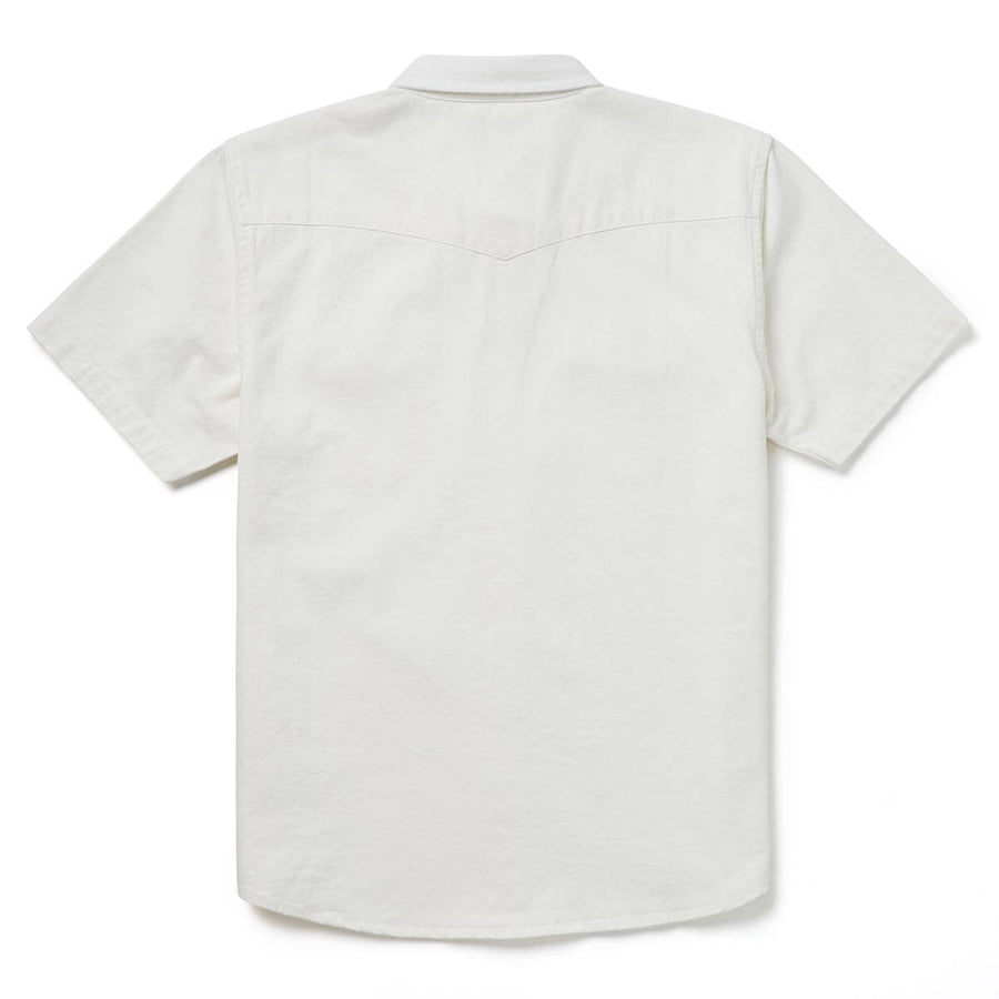 Seager Amarillo Short Sleeve Shirt - Vintage White - Sun Diego Boardshop