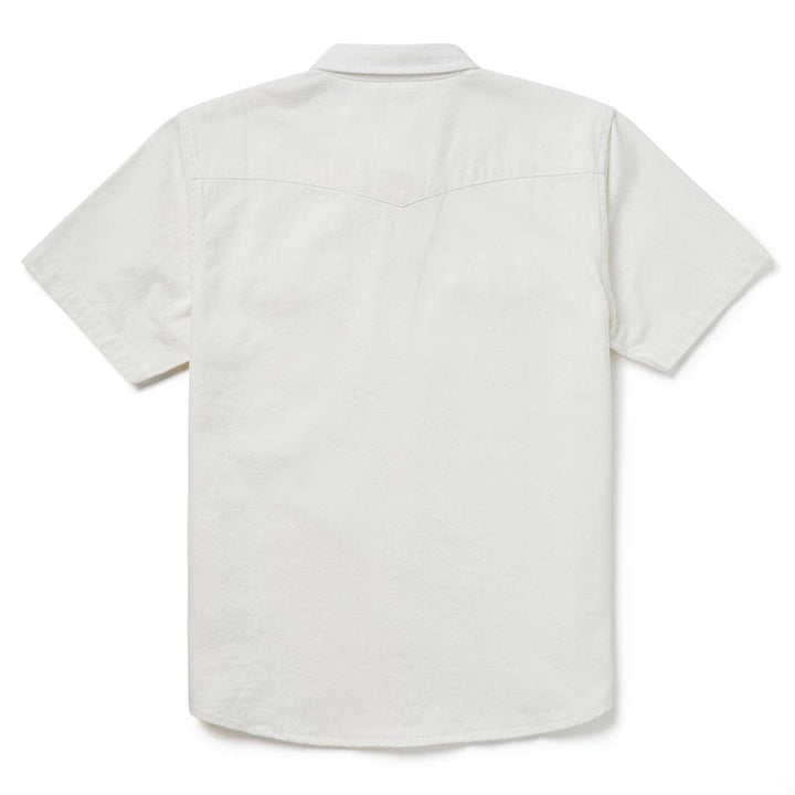 Seager Amarillo Short Sleeve Shirt - Vintage White - Sun Diego Boardshop