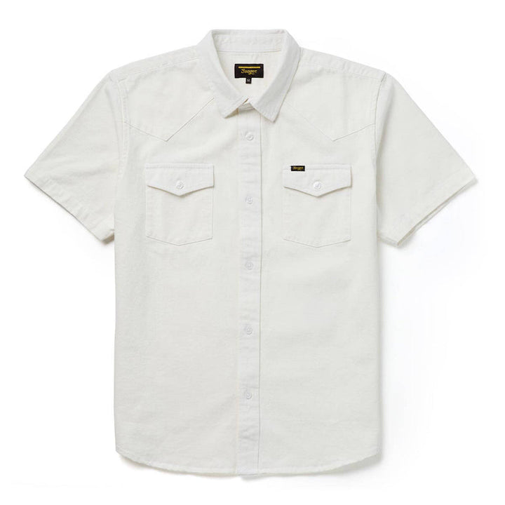 Seager Amarillo Short Sleeve Shirt - Vintage White - Sun Diego Boardshop