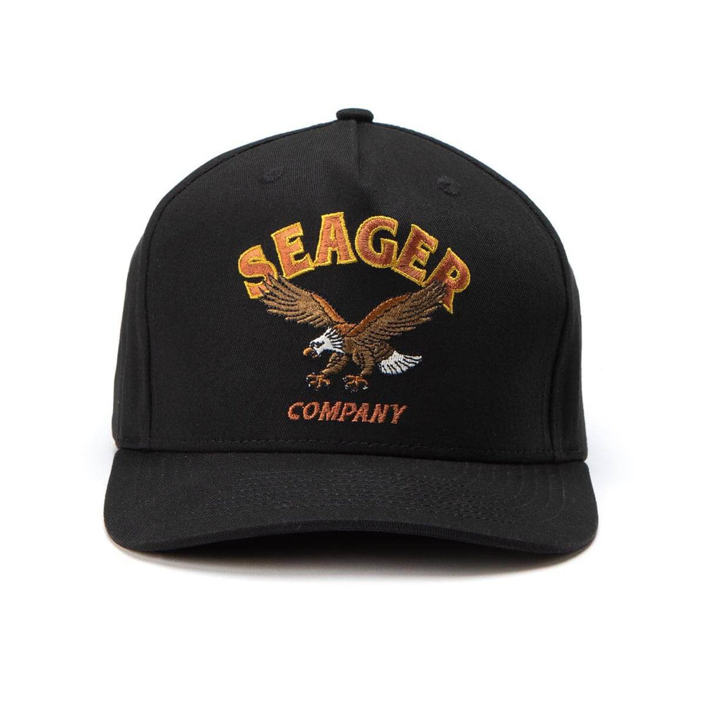 Seager Mens Bradley Snapback Black Black Black - Sun Diego Boardshop