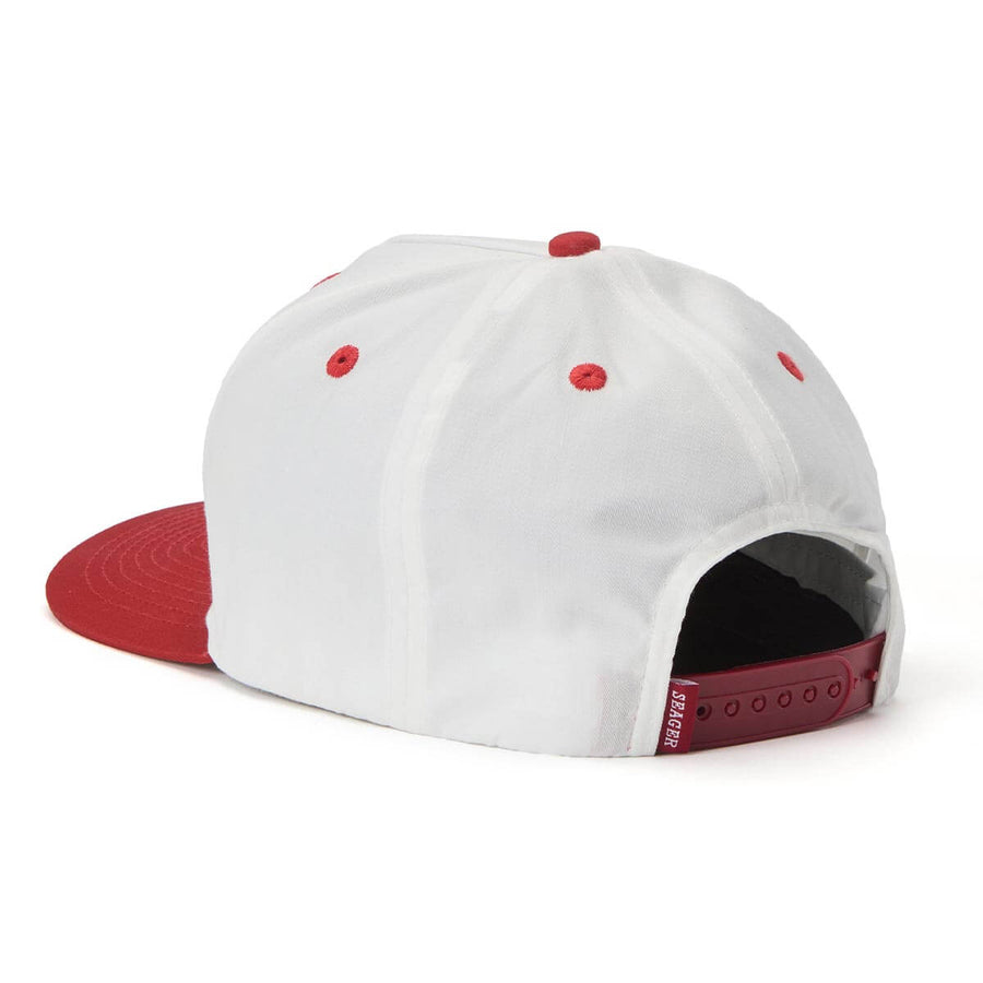 Seager Bradley Snapback - White/Red - Sun Diego Boardshop