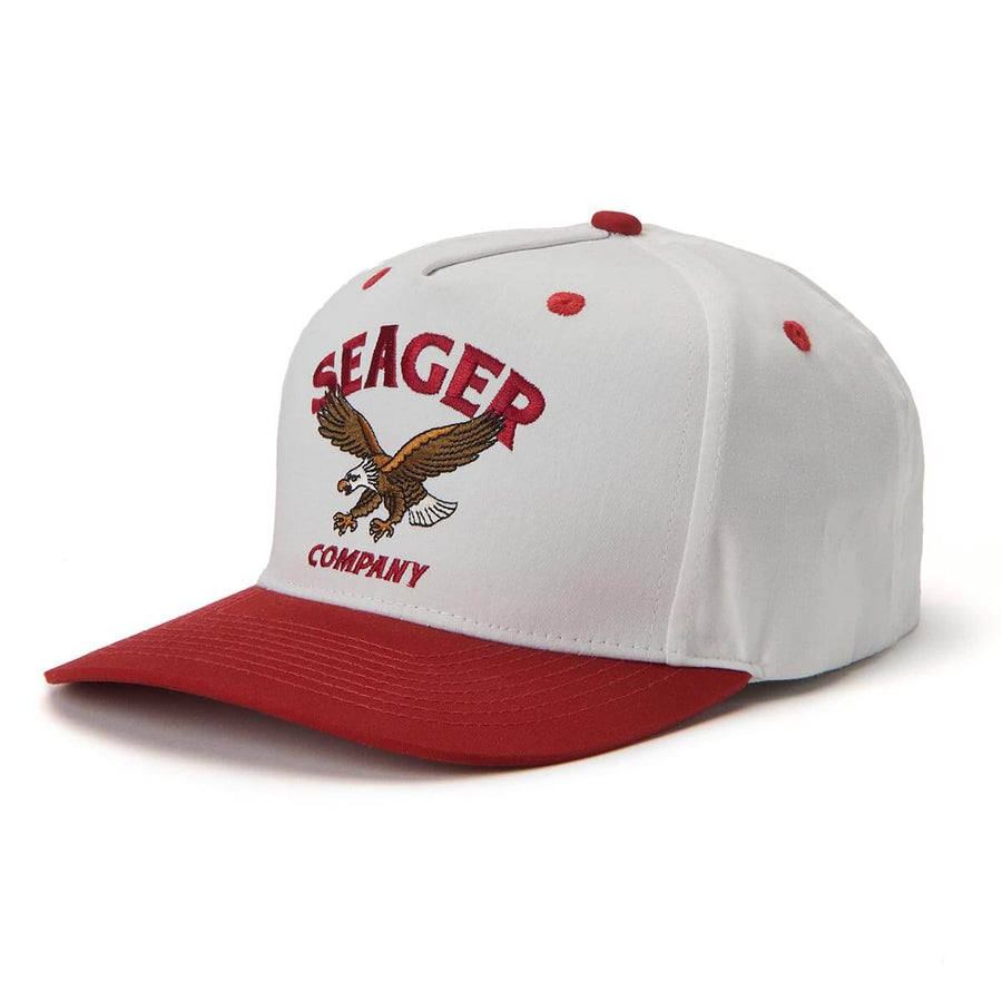 Seager Bradley Snapback - White/Red - Sun Diego Boardshop