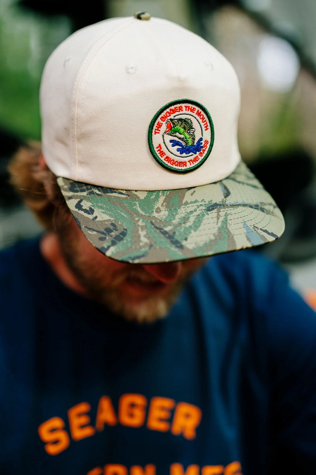 Seager I'm Hooked Snapback - CREAM/CAMO - Sun Diego Boardshop