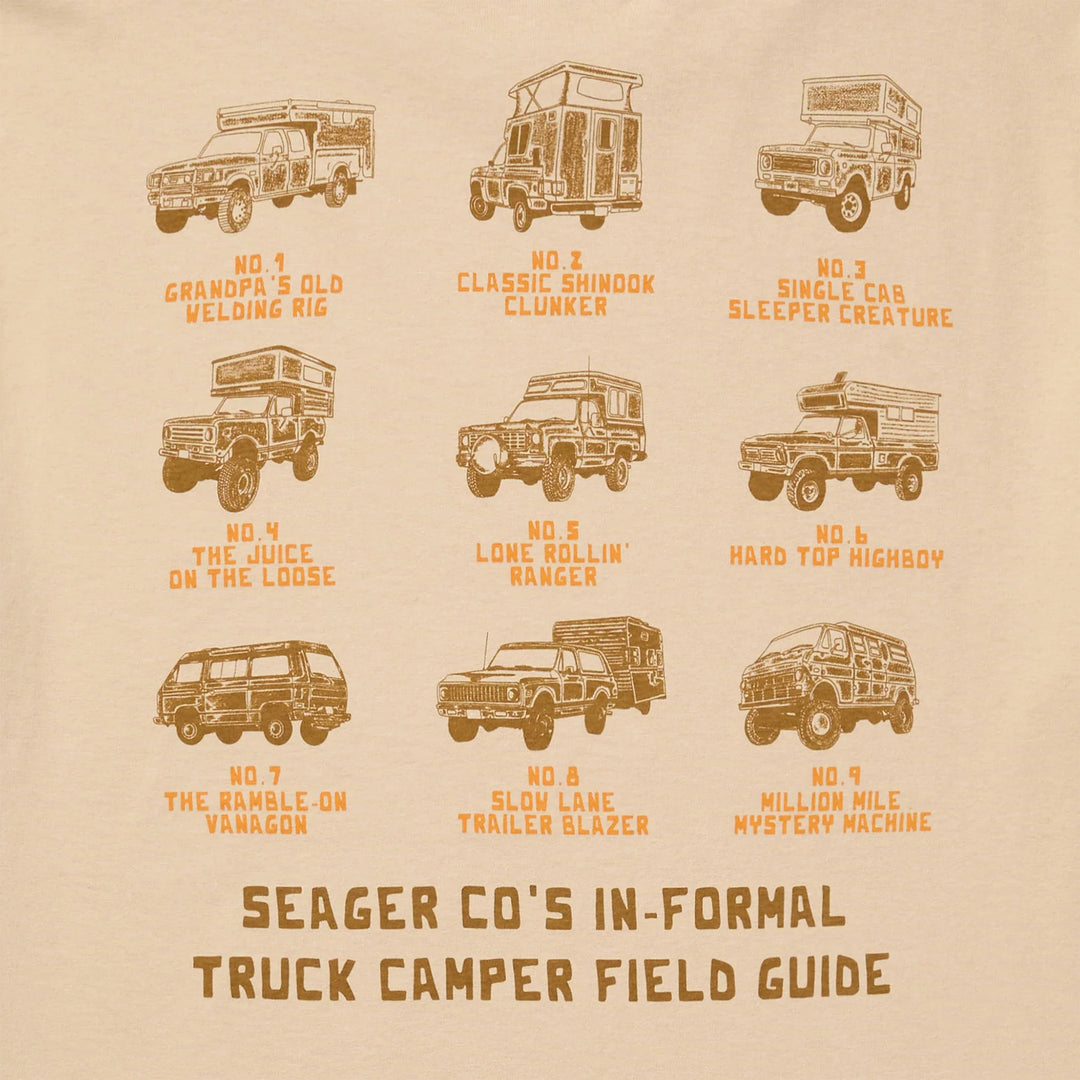 Seager Informal Truck Guide Tee - CREAM - Sun Diego Boardshop