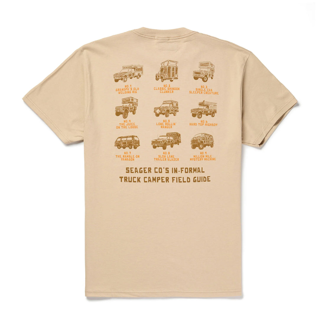 Seager Informal Truck Guide Tee - CREAM - Sun Diego Boardshop