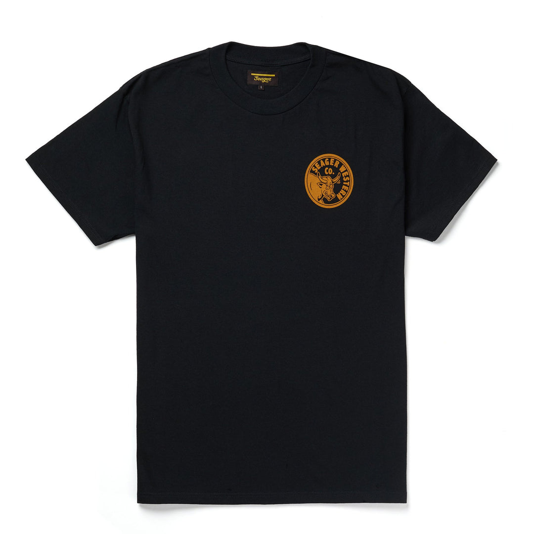 Seager Jaripeo Tee - BLACK - Sun Diego Boardshop