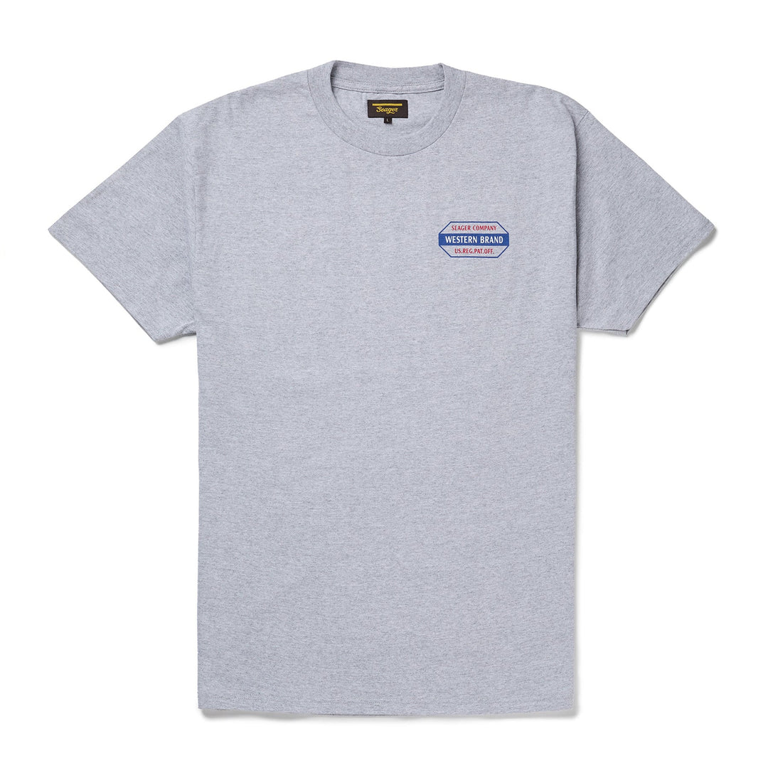 Seager Justin Tee - HEATHER GRAY - Sun Diego Boardshop