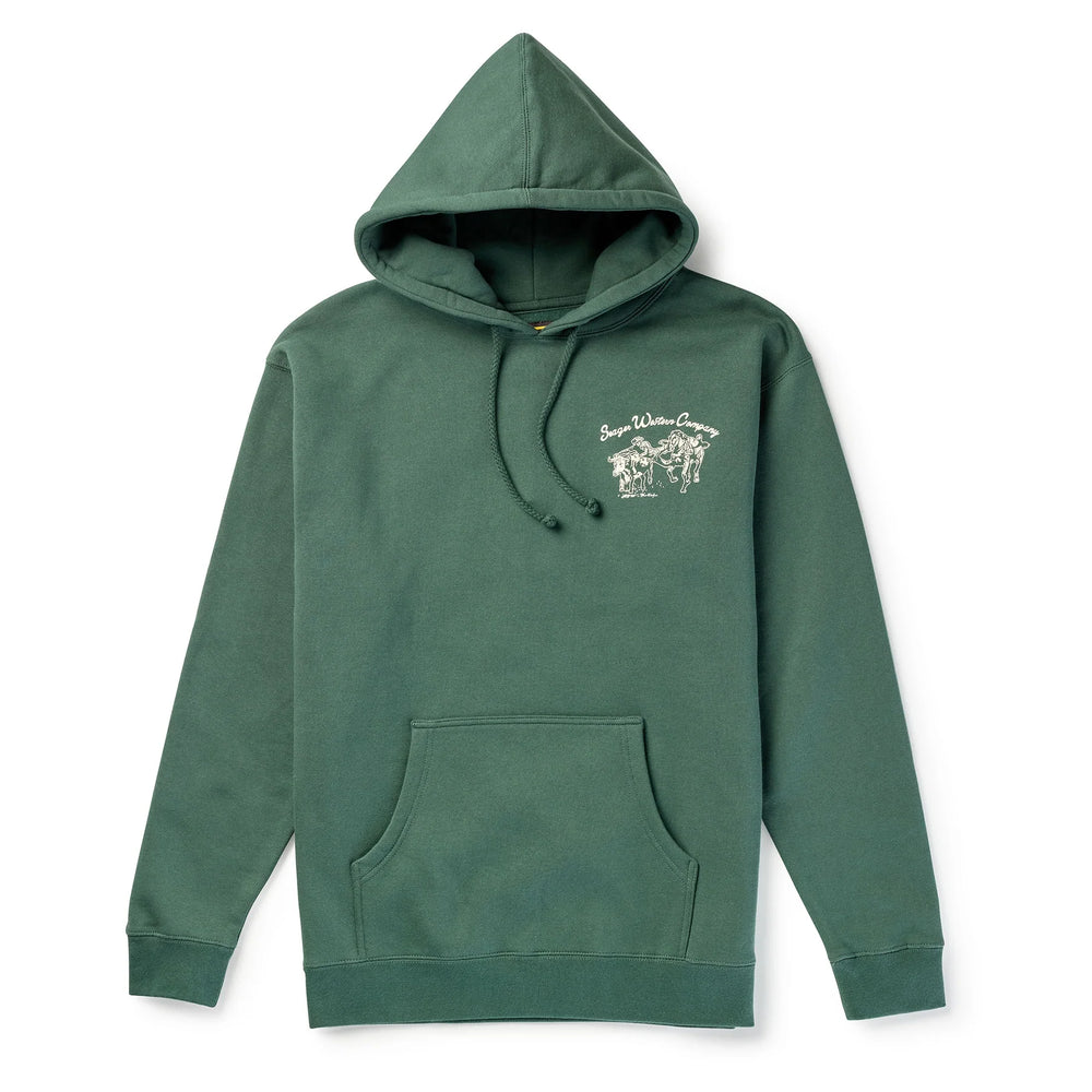 Seager Los Rios Mid-Weight Hoodie - GREEN - Sun Diego Boardshop
