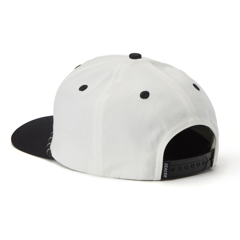 Seager Los Rios Canvas Snapback - CREAM/ BLACK - Sun Diego Boardshop