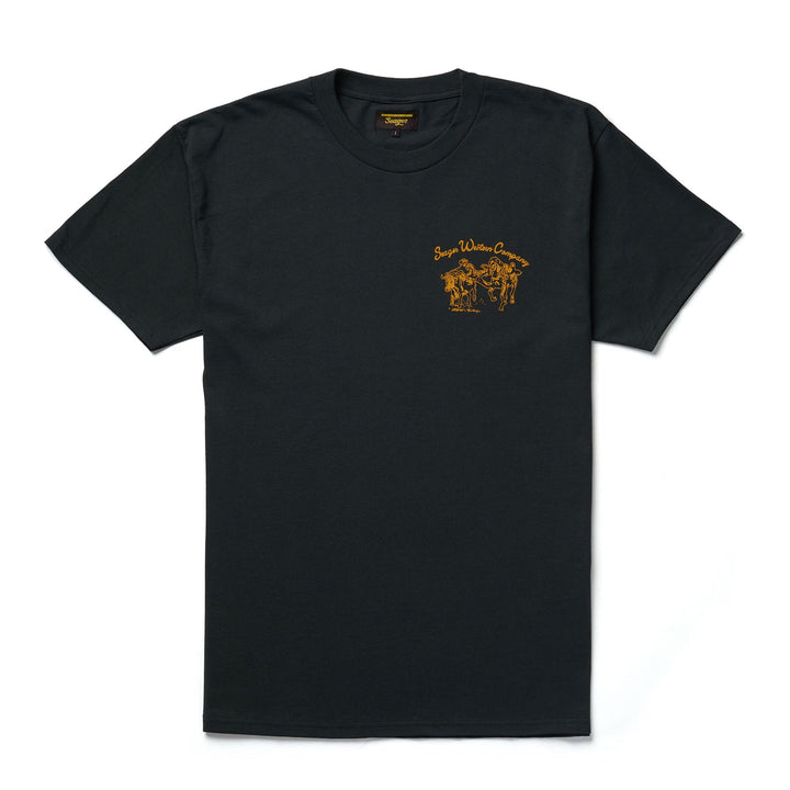 Seager Los Rios Tee - VINTAGE BLACK - Sun Diego Boardshop