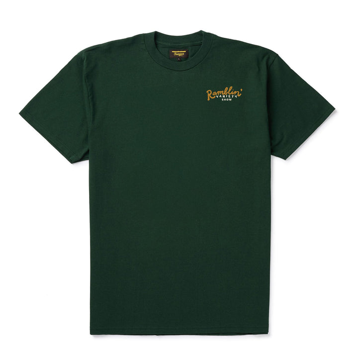 Seager Ramblin' Variety Show Tee - GREEN - Sun Diego Boardshop