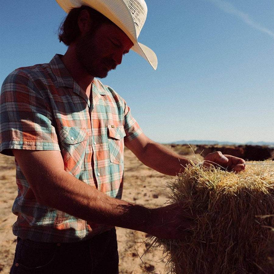 Seager Whippersnapper Short Sleeve Shirt - Cantaloupe - Sun Diego Boardshop