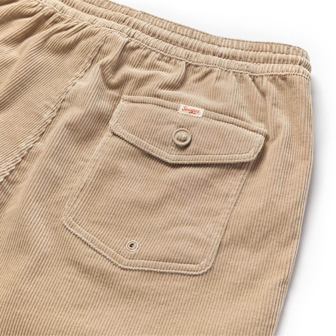 Seager Men's Yuma Corduroy Shorts - Stone - Sun Diego Boardshop
