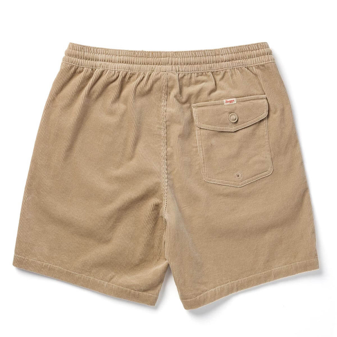 Seager Men's Yuma Corduroy Shorts - Stone - Sun Diego Boardshop