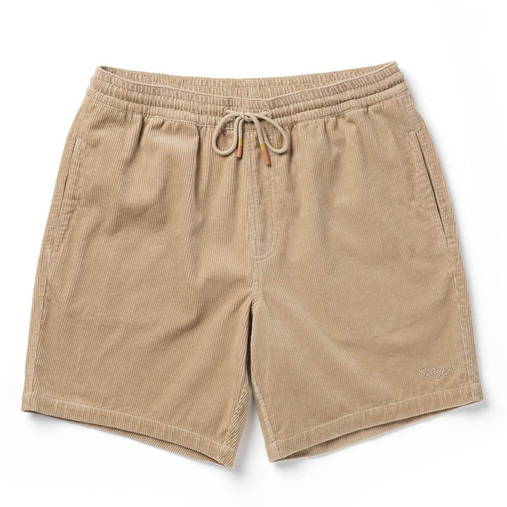 Seager Men's Yuma Corduroy Shorts - Stone - Sun Diego Boardshop
