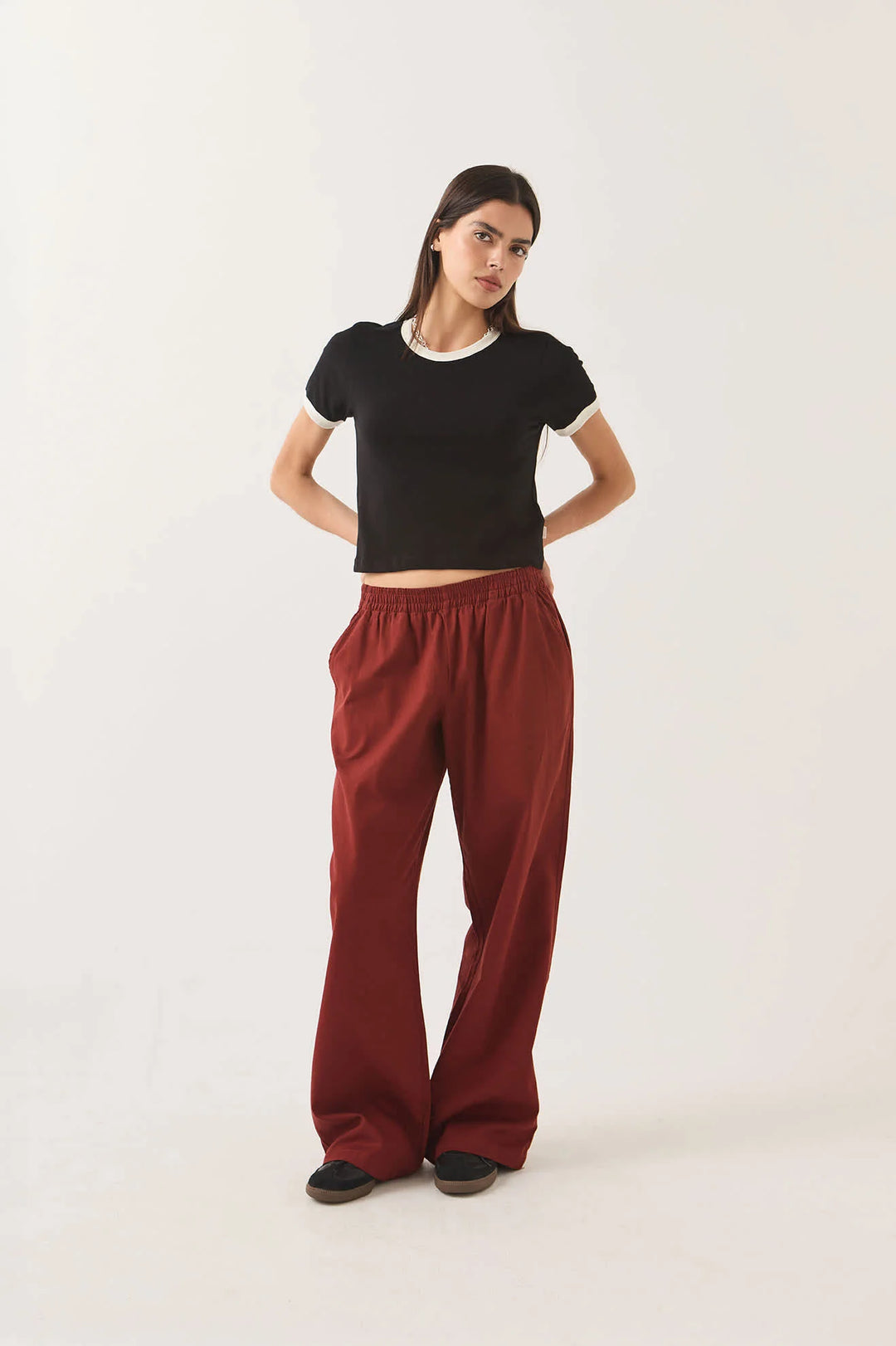 Brixton Women's Lounge Pant - Dark Brick - Sun Diego Boardshop