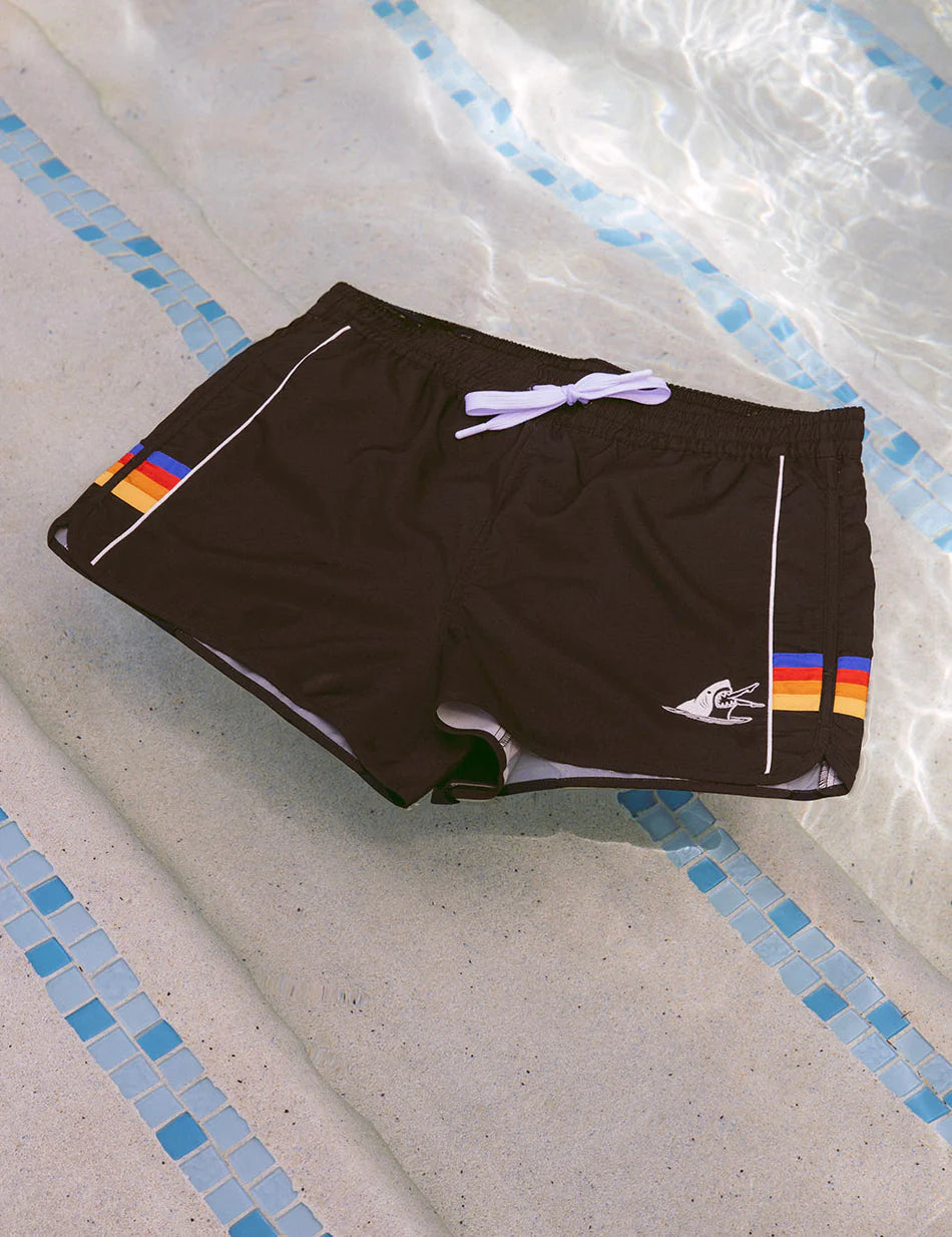 Duvin Shark Tanning Swim Short - Black - Sun Diego Boardshop