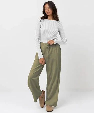 Rhythm Classic Drawstring Pant - Olive - Sun Diego Boardshop