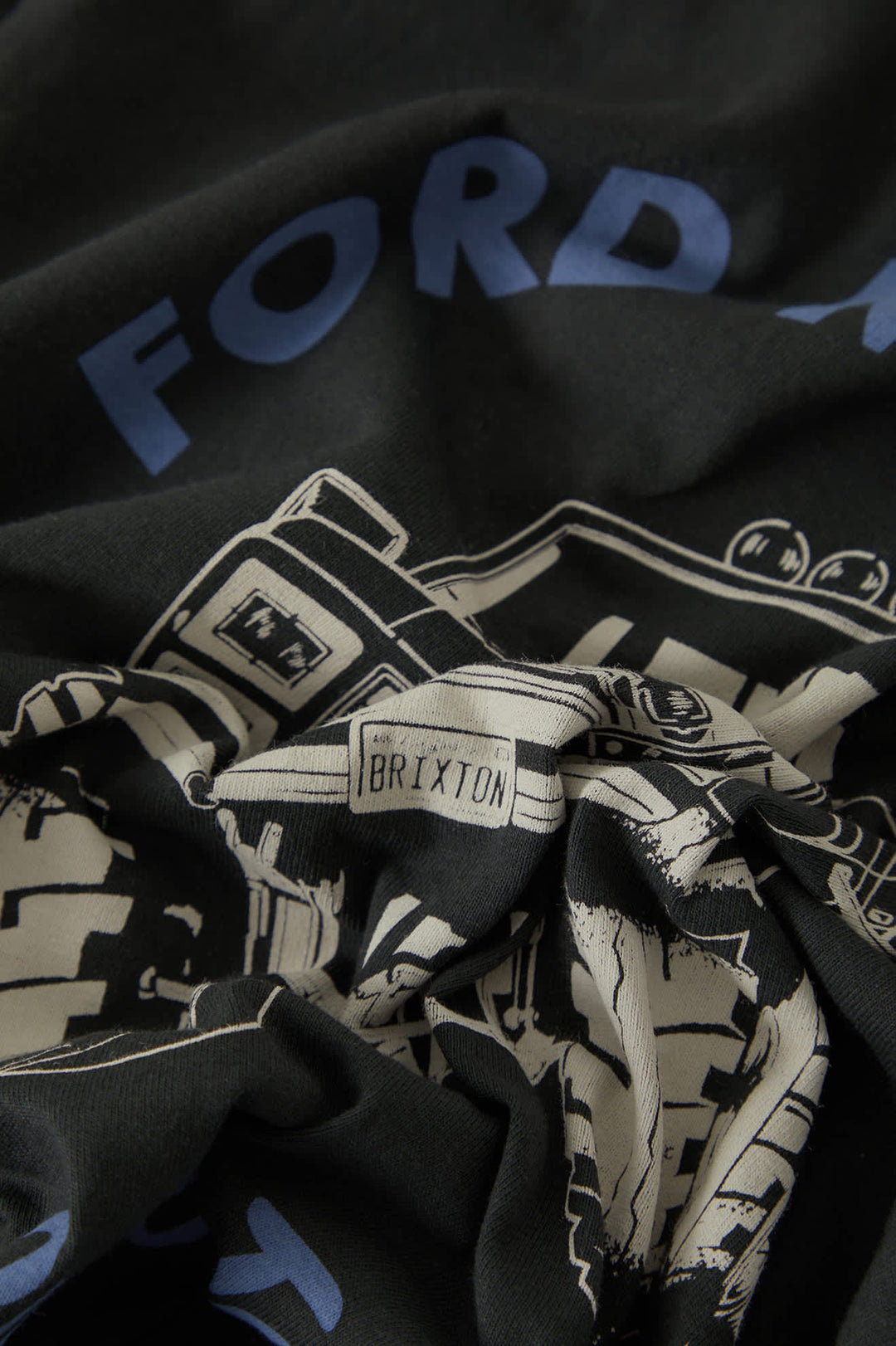Brixton Men's Ford Built Tough 4x4 T-Shirt - Burnt Rubber - Sun Diego Boardshop
