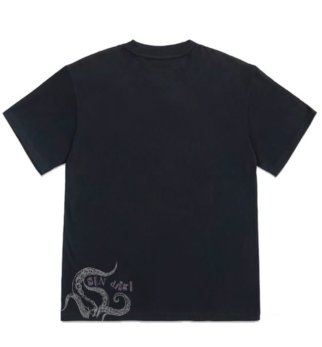 SunDiego Anchors Away Distressed Box Tee - Limo - Sun Diego Boardshop