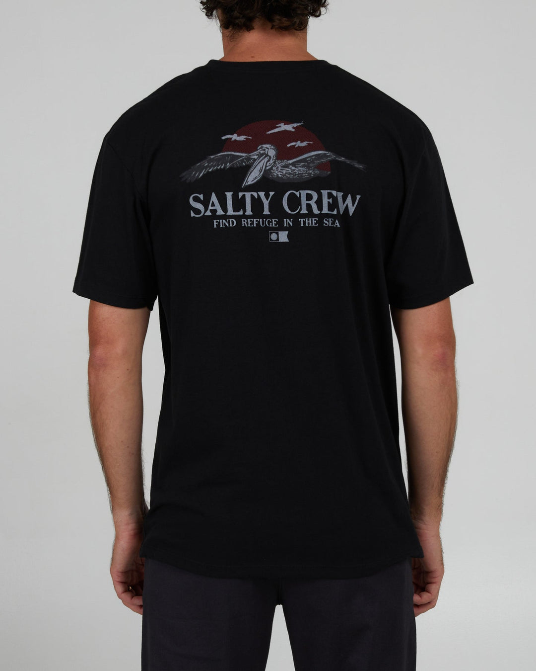 Salty Crew Soarin S/S Premium Tee - BLACK - Sun Diego Boardshop