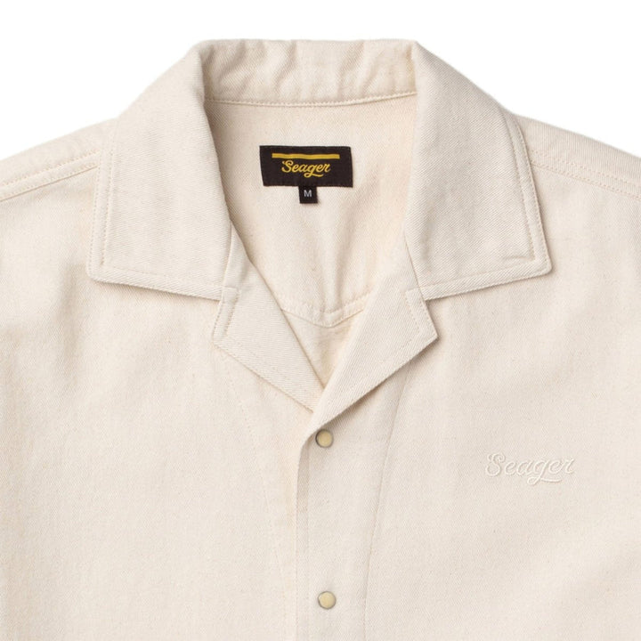 Seager Southpaw Whippersnapper Short Sleeve Shirt - Natural - Sun Diego Boardshop