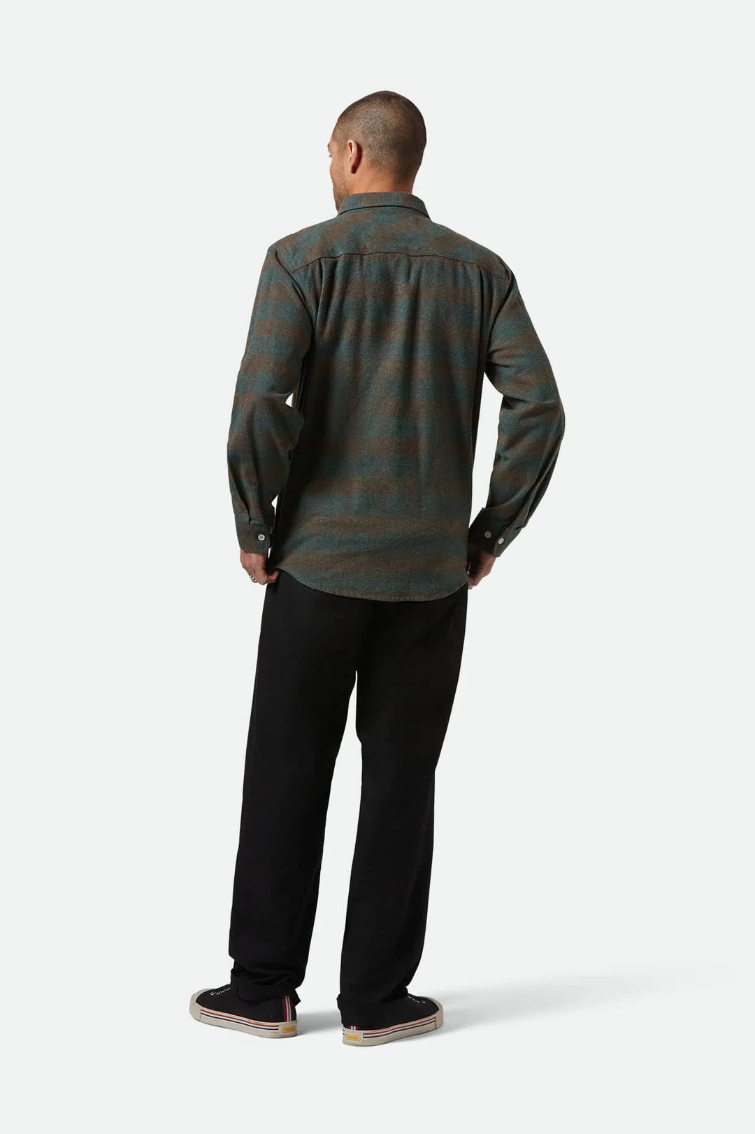 Brixton Men's Bowery Flannel - Ocean - Sun Diego Boardshop