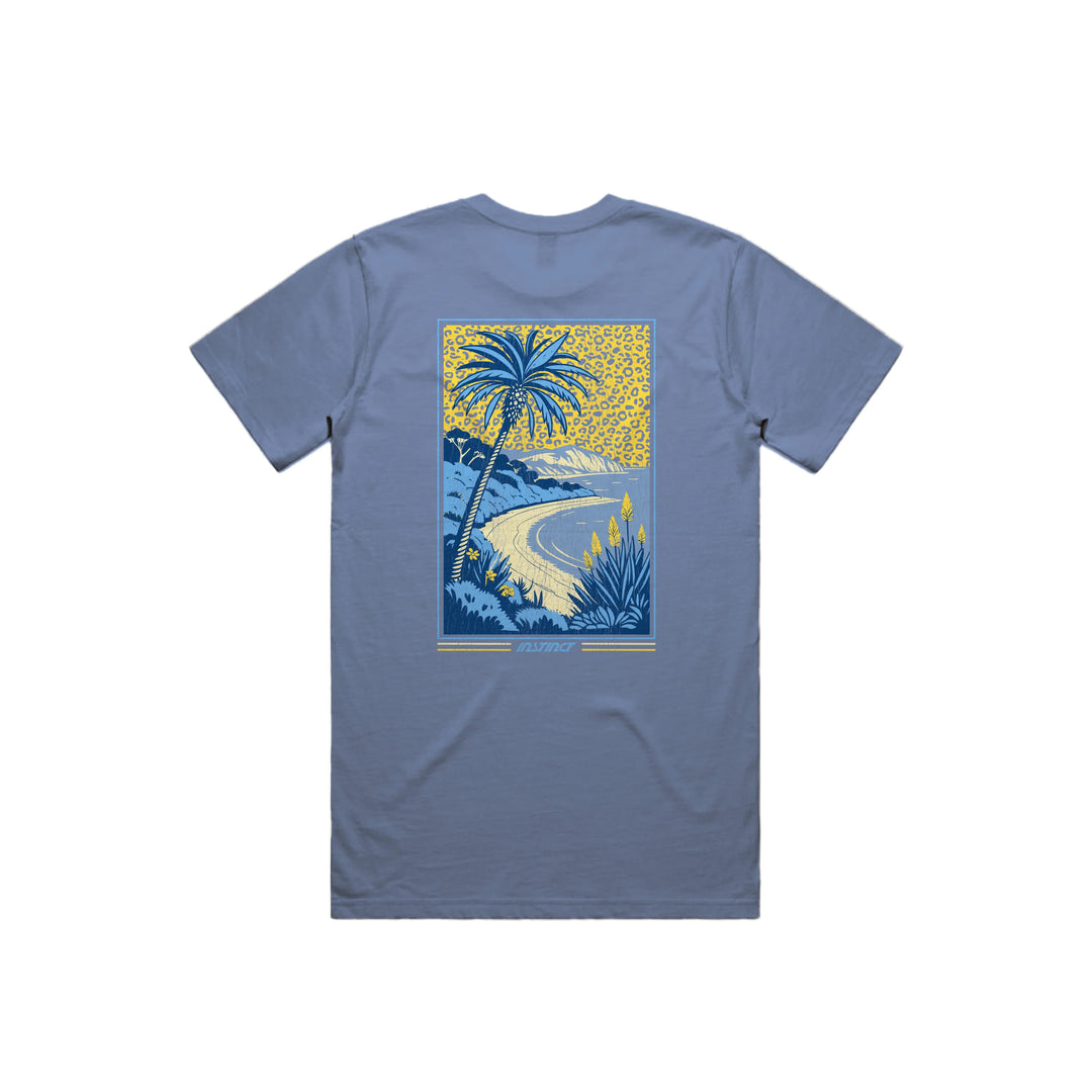 Instinct Men's Paradise Cove Tee - Washed Denim - Sun Diego Boardshop