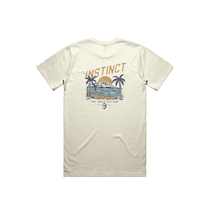 Instinct Scenic Tee - Ivory - Sun Diego Boardshop