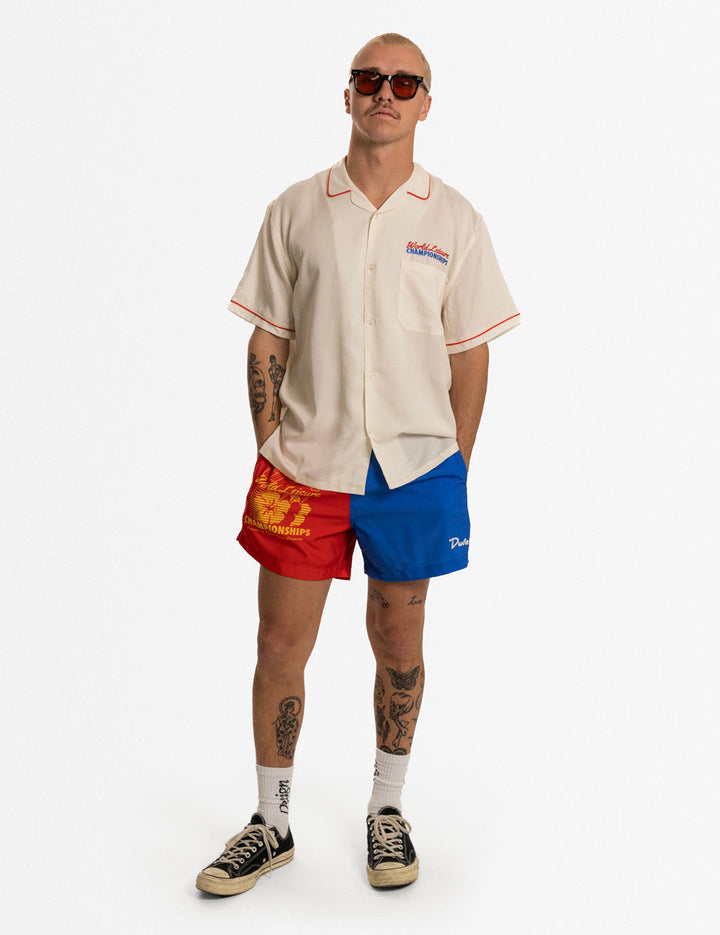 Duvin 94 Swim Short - Red - Sun Diego Boardshop