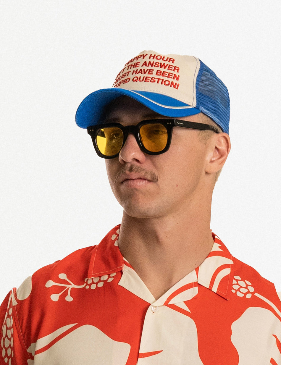 Duvin Happy Hour Trucker Hat - Blue - Sun Diego Boardshop