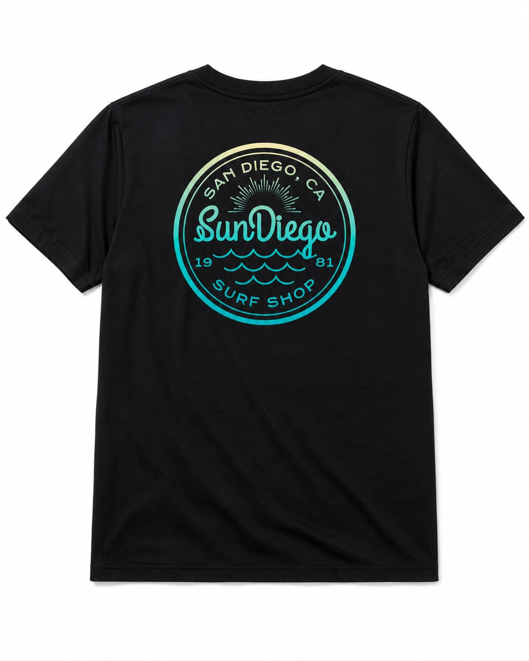 SunDiego Men's Well Rounded Tee - Black - Sun Diego Boardshop
