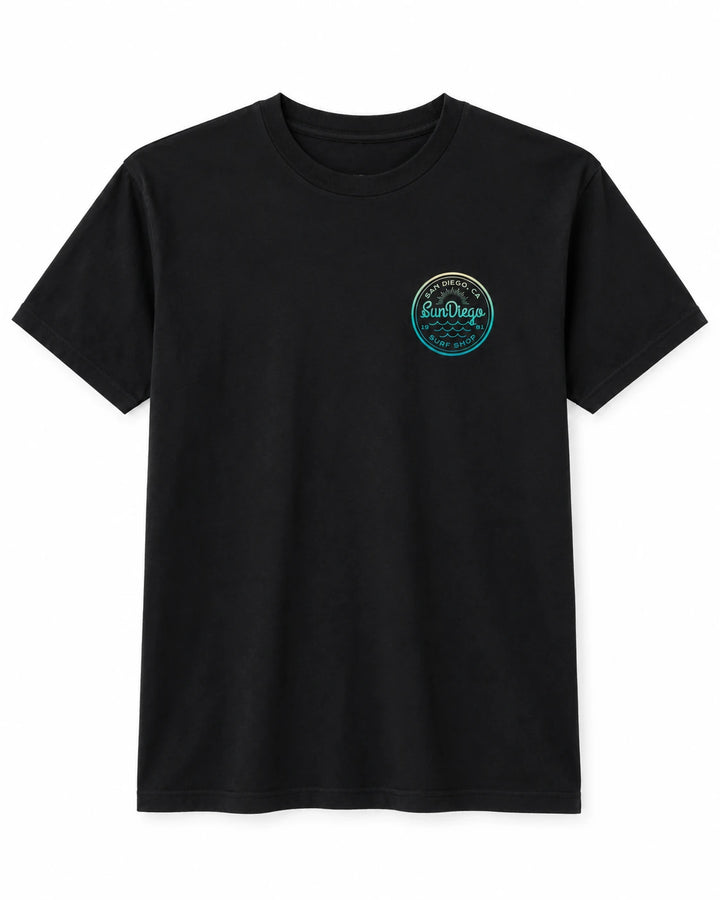 SunDiego Men's Well Rounded Tee - Black - Sun Diego Boardshop