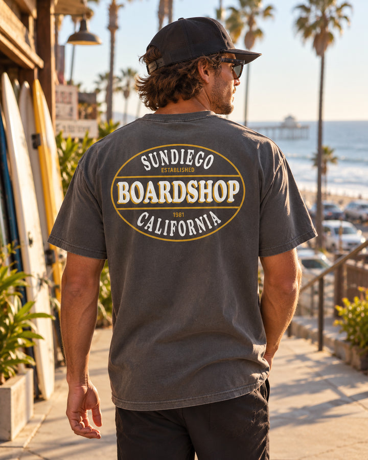 Sun Diego SDBSCA T-Shirt - BLACK - Sun Diego Boardshop